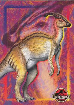 1997 Topps The Lost World: Jurassic Park #50 Parasaurolophus Front