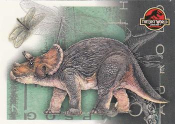 1997 Topps The Lost World: Jurassic Park #53 Baby Triceratops Front