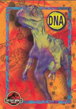 1997 Topps The Lost World: Jurassic Park #62 Baby T-Rex - DNA Front