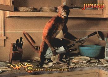 1995 SkyBox Jumanji #15 Monkeys Everywhere! Front