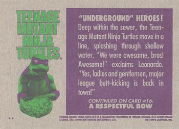 1990 Topps Teenage Mutant Ninja Turtles: The Movie #15 
