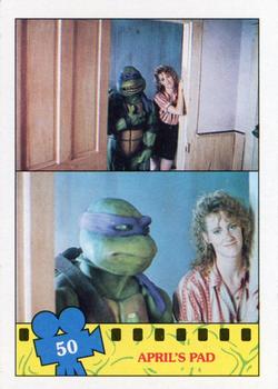 1990 Topps Teenage Mutant Ninja Turtles: The Movie #50 April's Pad Front