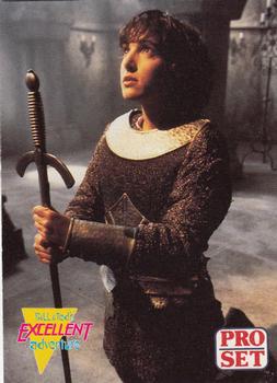1991 Pro Set Bill & Ted's Most Atypical Movie Cards #21 Orleans, France, 1429. Joan of Arc's prayer is interrupted as Front