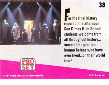 1991 Pro Set Bill & Ted's Most Atypical Movie Cards #38 For the final history report of the afternoon, Back