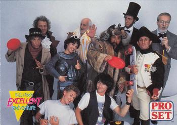 1991 Pro Set Bill & Ted's Most Atypical Movie Cards #46 Bill & Ted's Cast Photo Front