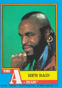 1983 Topps The A-Team #2 He's Bad! Front