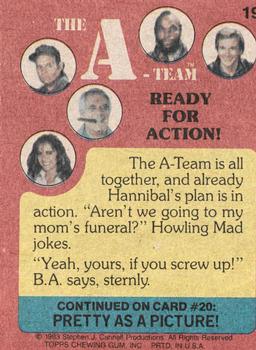 1983 Topps The A-Team #19 Ready for Action! Back