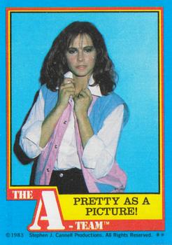1983 Topps The A-Team #20 Pretty as a Picture! Front