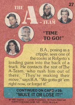 1983 Topps The A-Team #27 