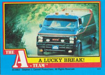 1983 Topps The A-Team #29 A Lucky Break! Front