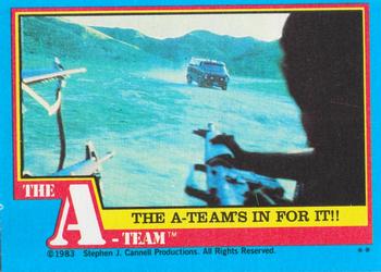 1983 Topps The A-Team #30 The A-Team's In for It!! Front