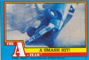 1983 Topps The A-Team #33 A Smash Hit! Front