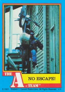 1983 Topps The A-Team #34 No Escape! Front
