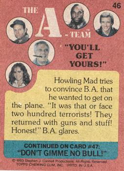 1983 Topps The A-Team #46 