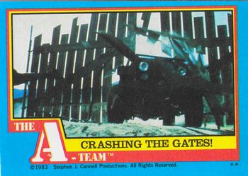 1983 Topps The A-Team #50 Crashing the Gates! Front