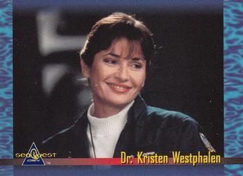 1993 SkyBox SeaQuest DSV #05 Dr. Kristen Westphalen Front