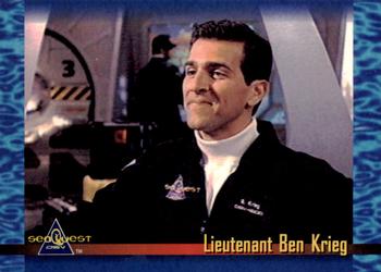 1993 SkyBox SeaQuest DSV #08 Lieutenant Ben Krieg Front