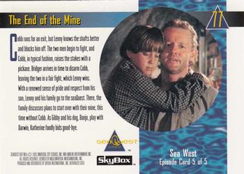 1993 SkyBox SeaQuest DSV #77 The End of the Mine Back