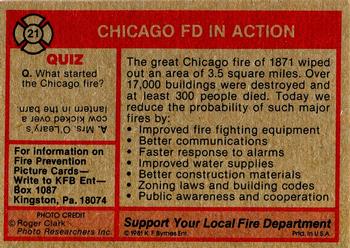 1981 K.F. Byrnes Fire Department #21 Chicago FD In Action Back