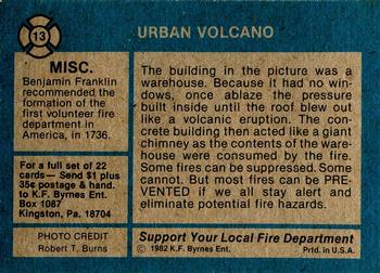 1982 K.F. Byrnes Fire Department #13 Urban Volcano Back