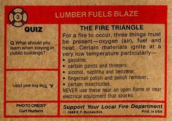 1986 K.F. Byrnes Fire Department #3 Lumber Fuels Blaze Back