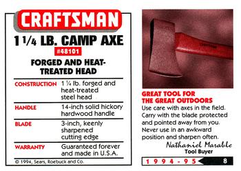 1994-95 Craftsman #8 Camp Axe Back