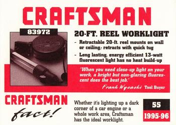 1995-96 Craftsman #55 Reel Light Back