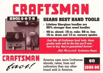 1995-96 Craftsman #60 Hand Tools Back