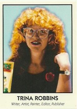 1992 Eclipse Famous Comic Book Creators #45 Trina Robbins Front