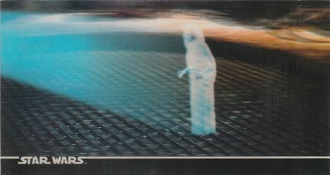 1996 Topps 3Di Star Wars #9 The Leia Hologram Front