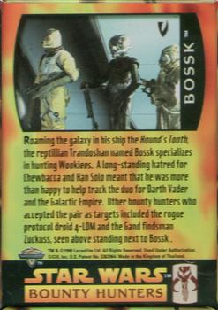 1998 Metallic Impressions Star Wars: Bounty Hunters #V Bossk Back