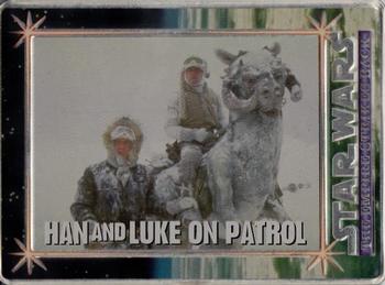 1994-96 Metallic Impressions Star Wars  #22 Han and Luke on Patrol Front