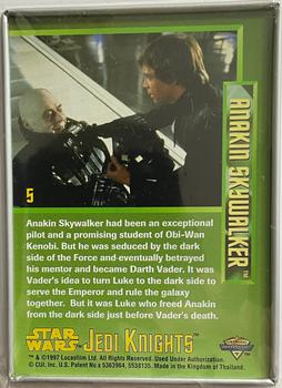 1996 Metallic Impressions Star Wars: Jedi Knights #5 Anakin Skywalker Back