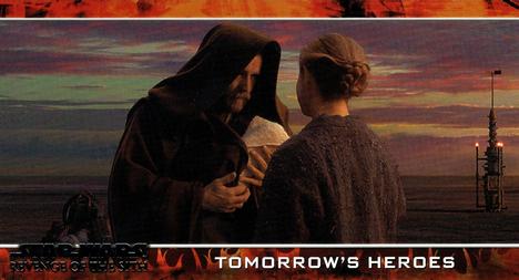 2005 Topps Revenge of the Sith Widevision #78 Tomorrow's Heroes Front