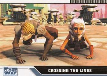 2008 Topps Star Wars: The Clone Wars #30 Crossing the Lines Front