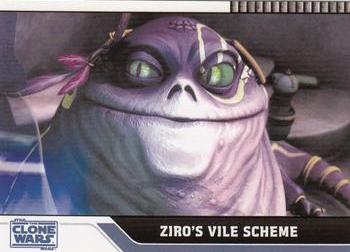 2008 Topps Star Wars: The Clone Wars #75 Ziro's Vile Scheme Front