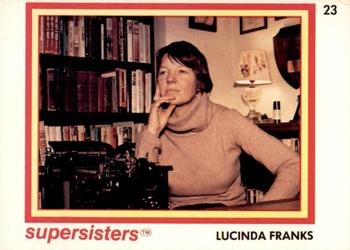 1979 Supersisters #23 Lucinda Franks Front