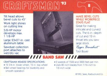 1993 Craftsman #8 Band Saw Back