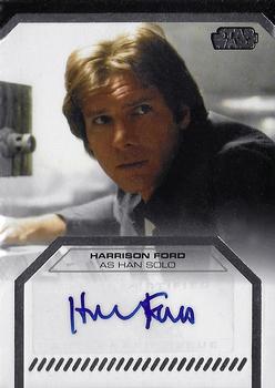 2012 Topps Star Wars: Galactic Files - Autographs #NNO7 Harrison Ford Front