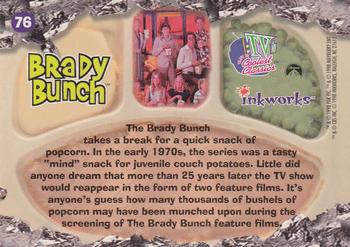 1998 Inkworks TV's Coolest Classics #76 Brady Bunch: Popcorn Back