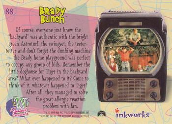 1998 Inkworks TV's Coolest Classics #88 Brady Bunch: Backyard Back