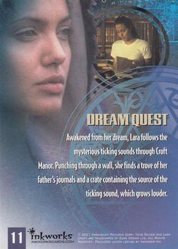 2001 Inkworks Lara Croft: Tomb Raider #11 Dream Quest Back