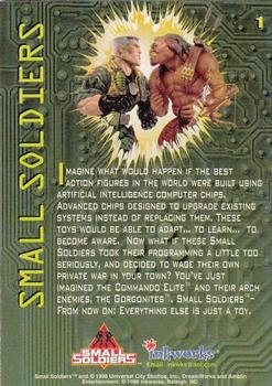 1998 Inkworks Small Soldiers #1 Small Soldiers Back