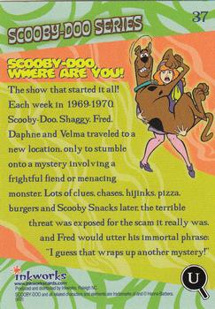 2003 Inkworks Scooby-Doo Mysteries & Monsters #37 Scooby-Doo Where Are You? Back