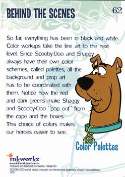 2003 Inkworks Scooby-Doo Mysteries & Monsters #62 Color Palettes Back