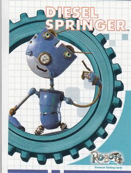 2005 Inkworks Robots the Movie #13 Diesel Springer Front