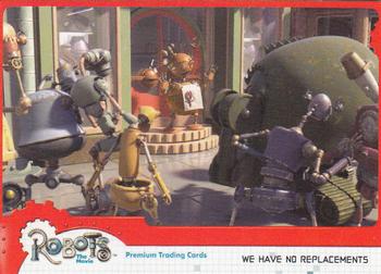 2005 Inkworks Robots the Movie #38 We Have No Replacements Front