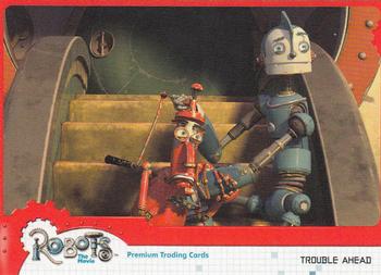 2005 Inkworks Robots the Movie #40 Trouble Ahead Front