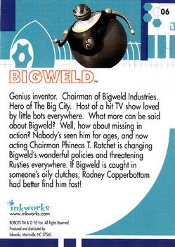 2005 Inkworks Robots the Movie #6 Bigweld Back