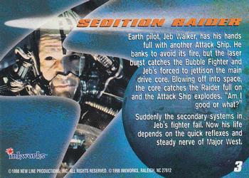 1998 Inkworks Lost in Space Movie #3 Sedition Raider Back